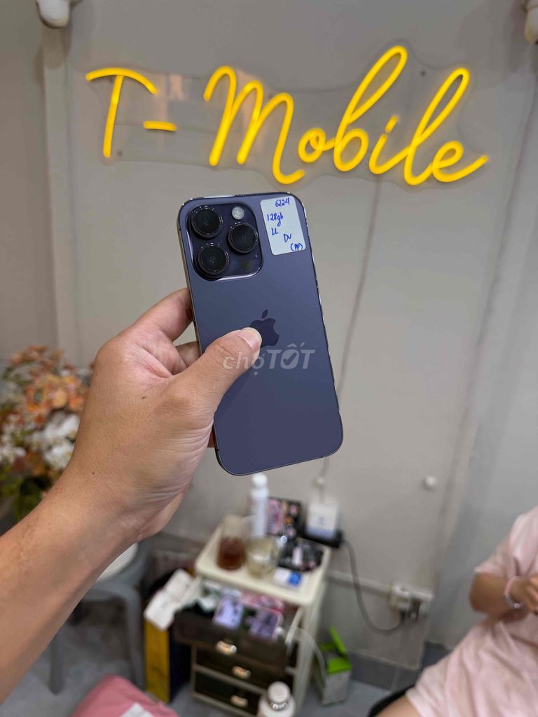 14 Pro 128GB Tím Quốc Tế zin all bao test. Mua bán Điện thoại tại Quận Thanh Xuân Hà Nội được đăng bởi Ngô Tráng T Mobile hình 1