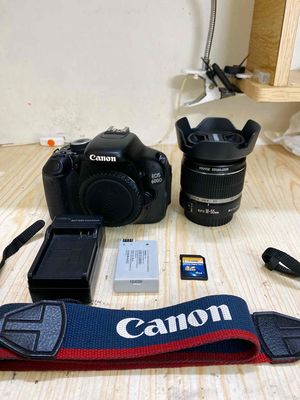 Combo Canon 600D lens 18-55mm