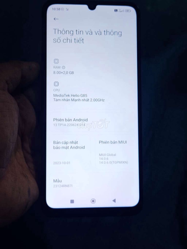 Xiaomi Redmi 13C 5G 256GB Đen. Mua bán Điện thoại tại Quận Nam Từ Liêm Hà Nội được đăng bởi Hoàng Đông hình 1