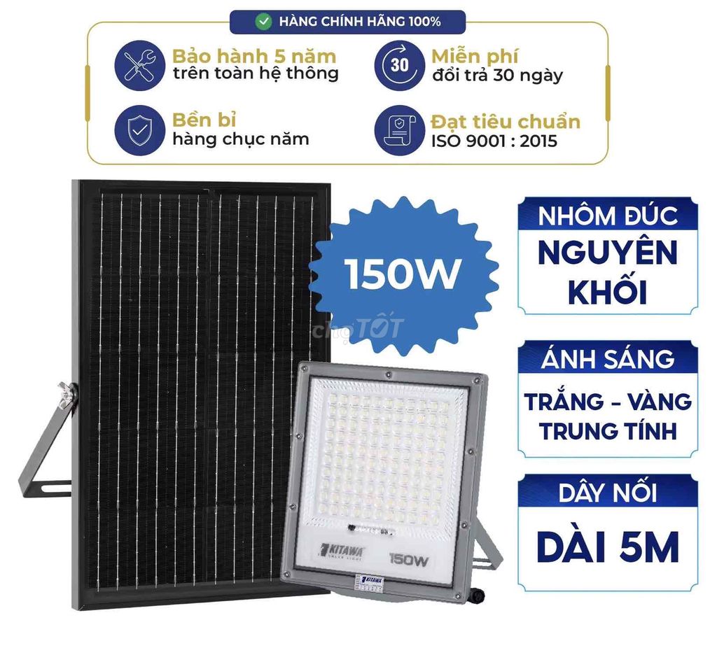 Đèn năng lượng mặt trời KITAWA. Mua bán Đèn tại Thành phố Long Khánh Đồng Nai được đăng bởi HEM STORE Một Chín Chín Năm hình 1
