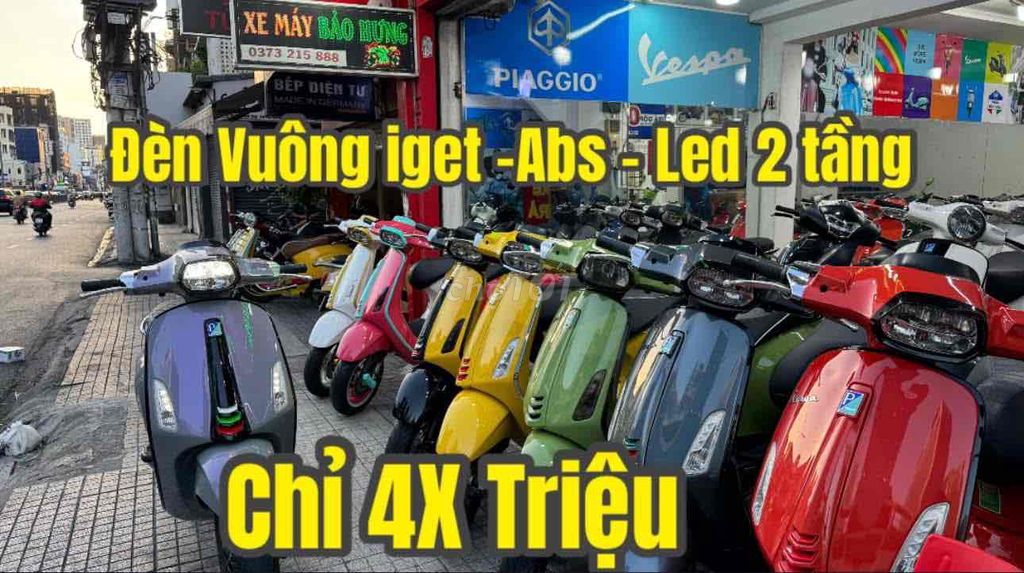 Vespa Đèn Vuông Led 2 tầng , iget , abs BSTP. Mua bán Xe máy tại Quận Phú Nhuận Tp Hồ Chí Minh được đăng bởi VESPA  PIAGGIO BẢO HƯNG Vespa cũ trả góp  hình 1