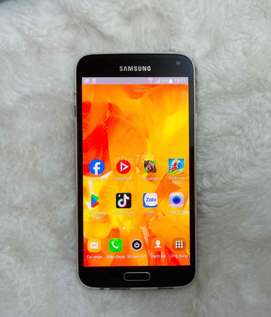 Galaxy S5 Đen màn 16 triệu màu đẹp keng. Mua bán Điện thoại tại Quận Phú Nhuận Tp Hồ Chí Minh được đăng bởi Minh hình 1