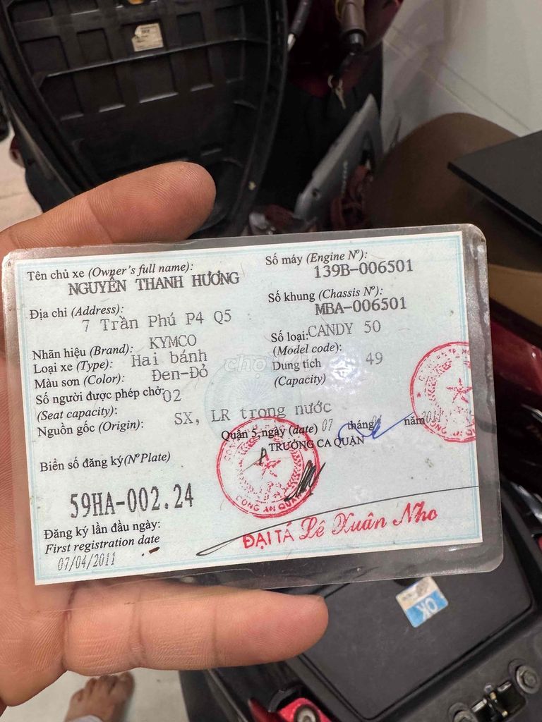 em cần ban xe 50cc chính hãng kimco may zin. Mua bán Xe máy tại Quận 6 Tp Hồ Chí Minh được đăng bởi Trường Sơn honda hình 3