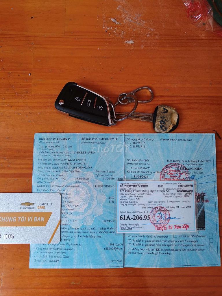 Chevrolet Aveo LTZ 2014 ( Số Tự động). Mua bán Ô tô tại undefined undefined được đăng bởi Quang Sơn hình 14