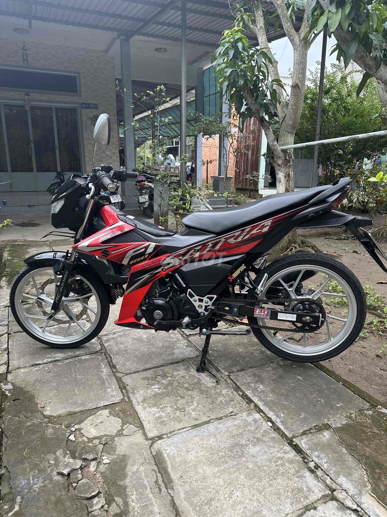 Suzuki Satria 2019 Đỏ Đen Zin. Mua bán Xe máy tại Quận Ô Môn Cần Thơ được đăng bởi Minh thuận ô môn hình 4
