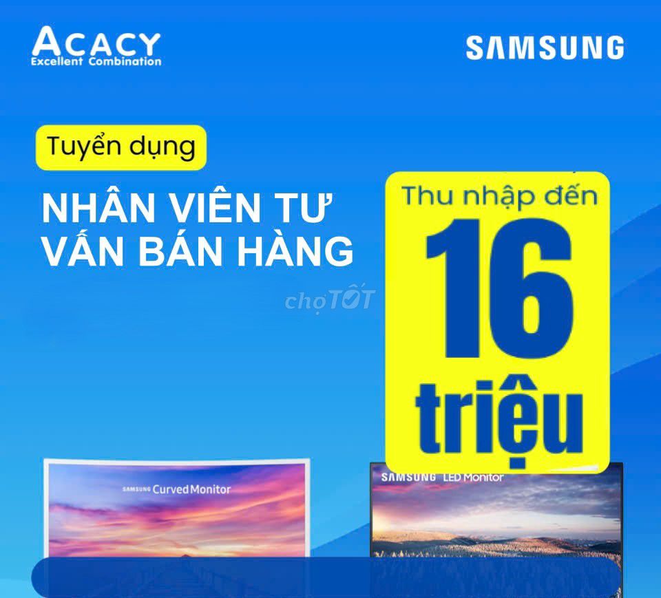 Kiến Tường - LA tìm NV tư vấn bán hàng Samsung