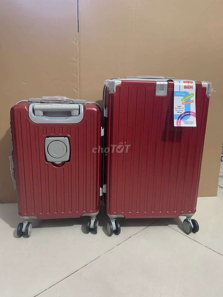 Bộ vali màu đỏ size 20 và 24. Mua bán Túi xách tại Quận Tân Bình Tp Hồ Chí Minh được đăng bởi Phạm Thị Ny Ny hình 1