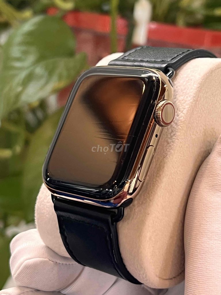 Apple Watch Series 5 44mm thép gold esim pin 100