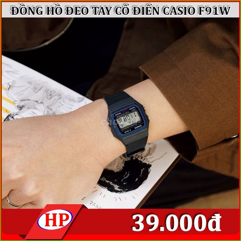 Đồng hồ Casio F91W Đen. Mua bán Đồng hồ tại Quận Ninh Kiều Cần Thơ được đăng bởi PHƯỚC HIỆP hình 1