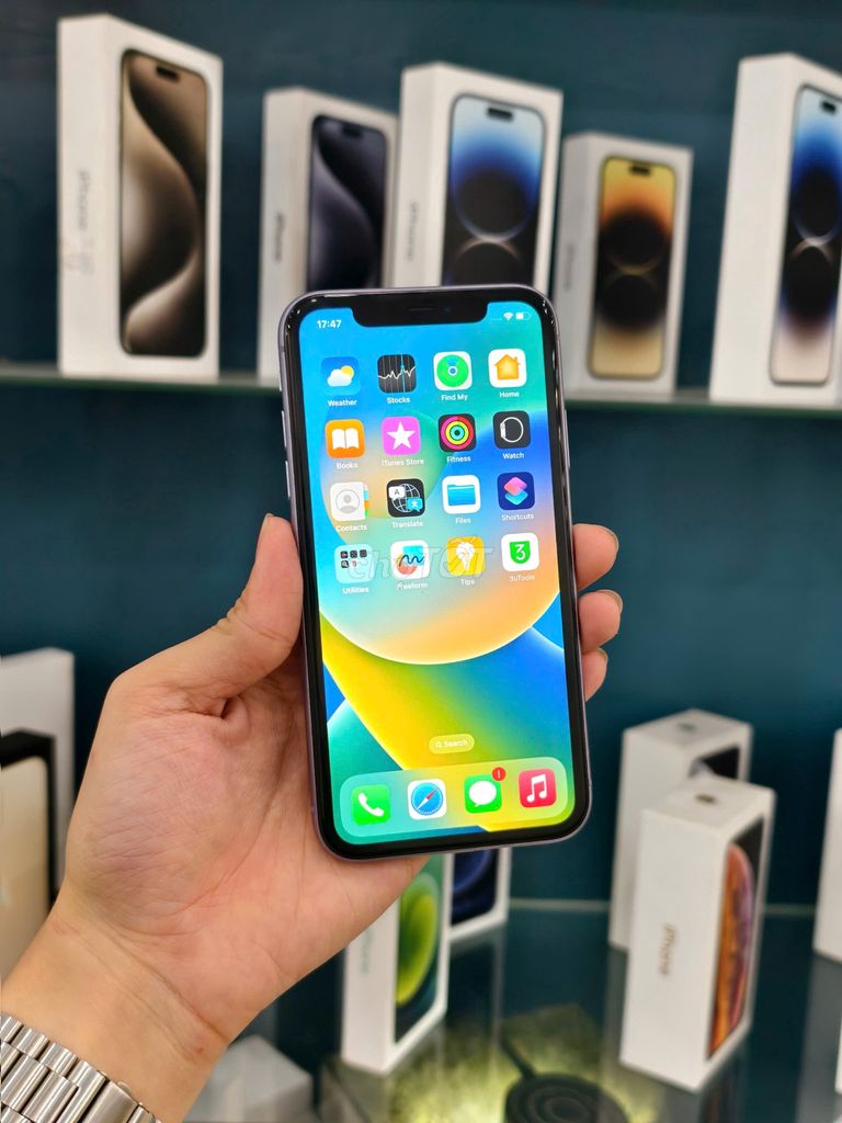 SALE iPhone 11 128GB Tím chuẩn zin nguyên bản. Mua bán Điện thoại tại Quận Phú Nhuận Tp Hồ Chí Minh được đăng bởi TYMO Việt Nam hình 2