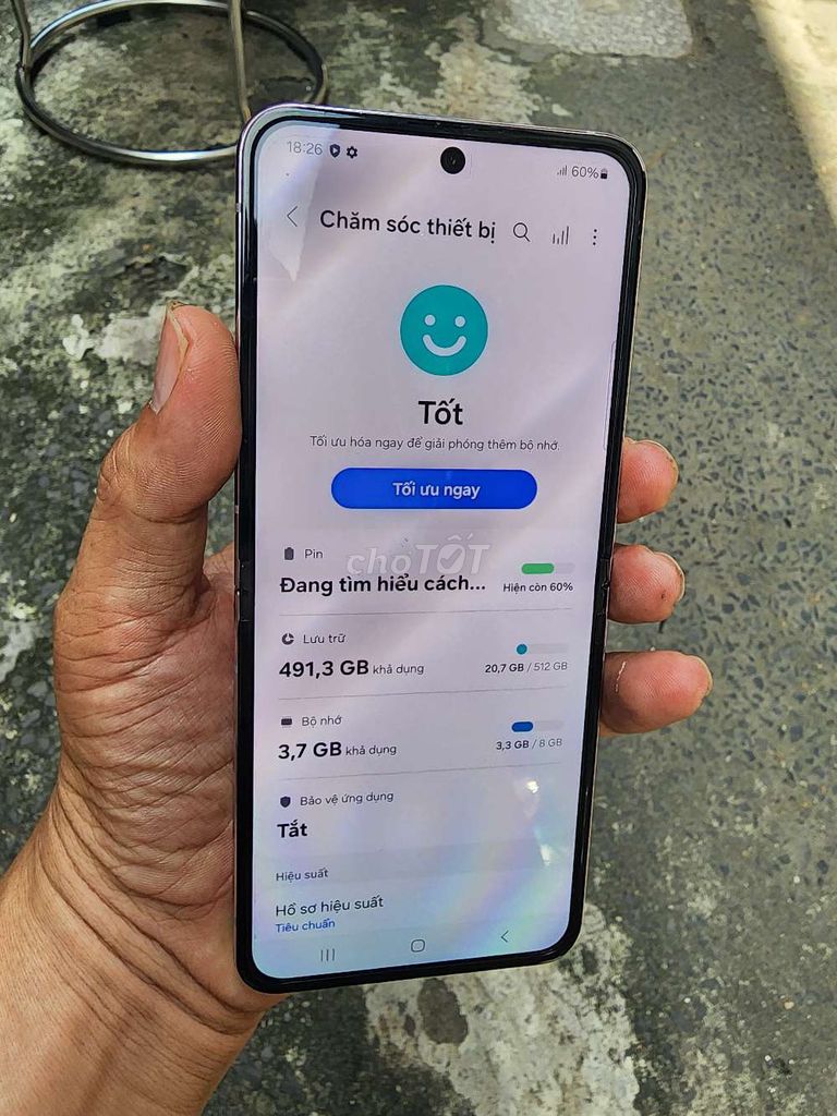 Samsung Z Flip 5 512GB Hồng Điện thoại gập.. Mua bán Điện thoại tại Thành phố Thủ Đức Tp Hồ Chí Minh được đăng bởi Đỗ Văn Việt  hình 1