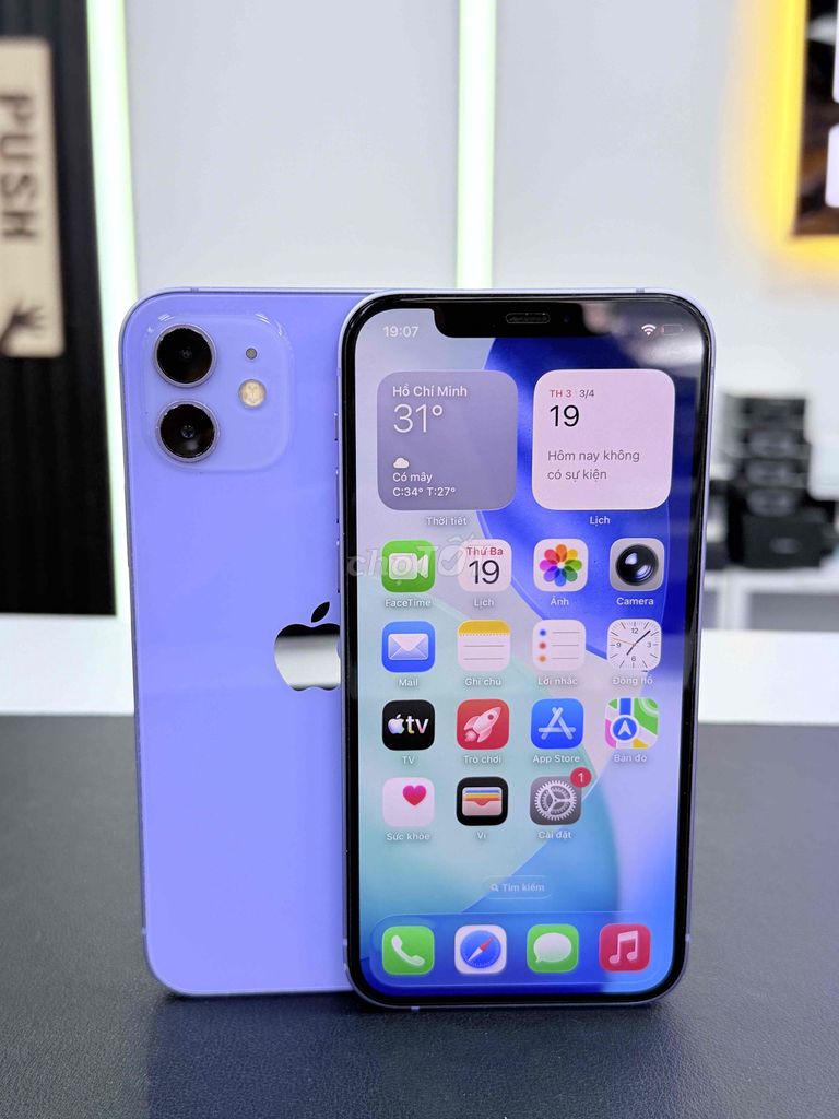 IPHONE 12-TẶNG BHV RƠI VỠ-BẢN 128G-NGUYÊN ZIN QT. Mua bán Điện thoại tại Thành phố Biên Hòa Đồng Nai được đăng bởi Mobile Di Động Biên Hoà hình 1