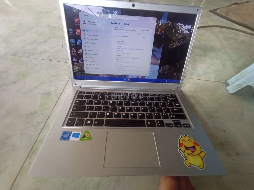 M-Smart Celeron N4000 4GB/120GB Bạc. Mua bán Laptop tại Huyện Củ Chi Tp Hồ Chí Minh được đăng bởi Duyhải hình 1