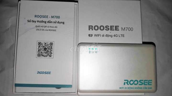 ROOSEE M700 Bộ phát Wifi 4G LTE Bạc. Mua bán Phụ kiện (Màn hình, Chuột...) tại Thị xã An Nhơn Bình Định được đăng bởi Phan Minh Phụng  hình 1