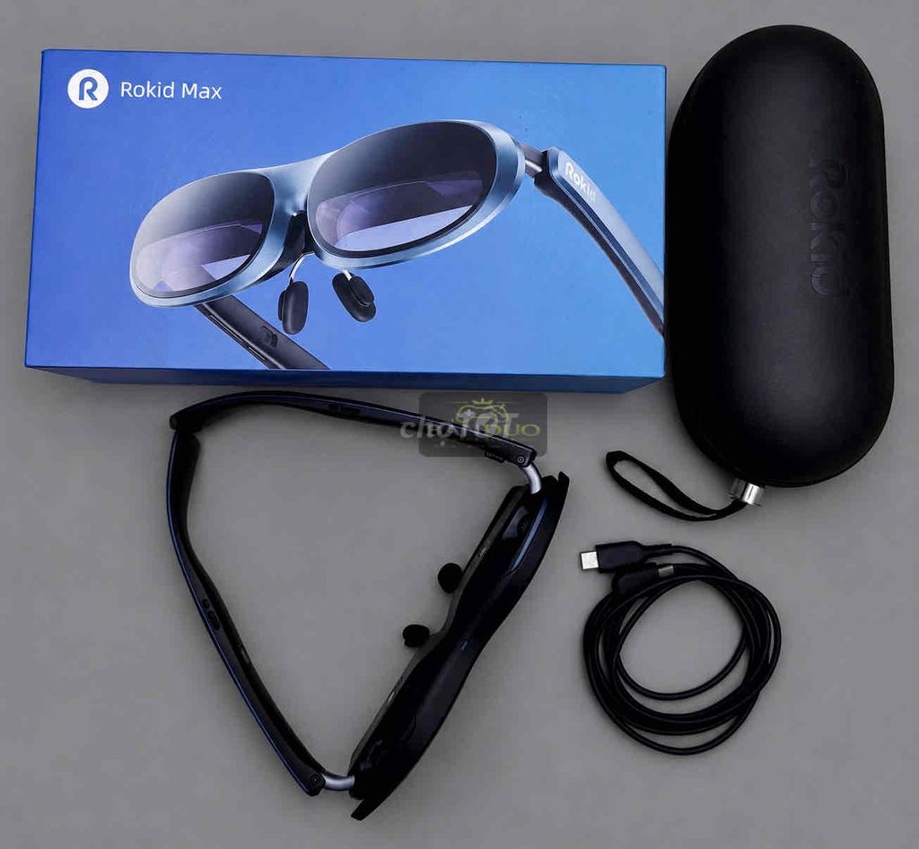 Kính thực tế ảo Rokid Max Đen Like new 99%. Mua bán Thiết bị chơi game tại Quận 6 Tp Hồ Chí Minh được đăng bởi BanDuoGamestore hình 1