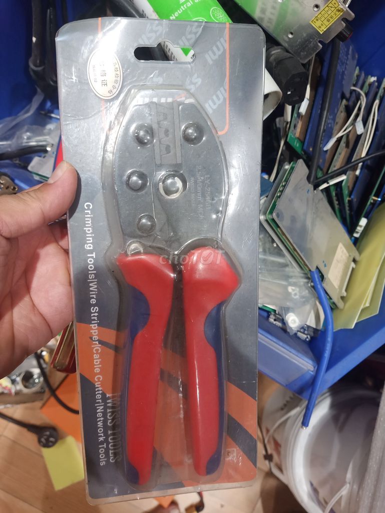 Kìm bấm cos Iwiss LY-2546B Kim loại, Nhựa. Mua bán Đồ chuyên dụng, Giống nuôi trồng tại Quận Tây Hồ Hà Nội được đăng bởi Bùi quang huy hình 1
