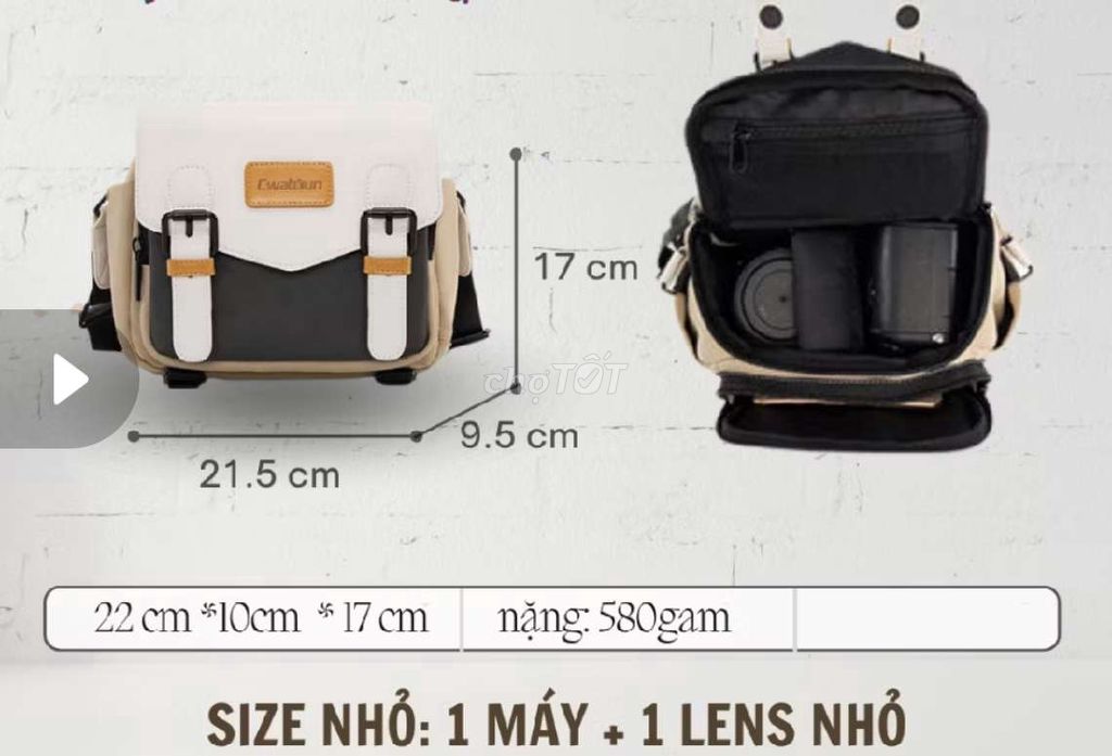 Túi đựng máy ảnh Caden vải nhỏ. Mua bán Túi xách tại Quận 5 Tp Hồ Chí Minh được đăng bởi Cang Nguyễn hình 1