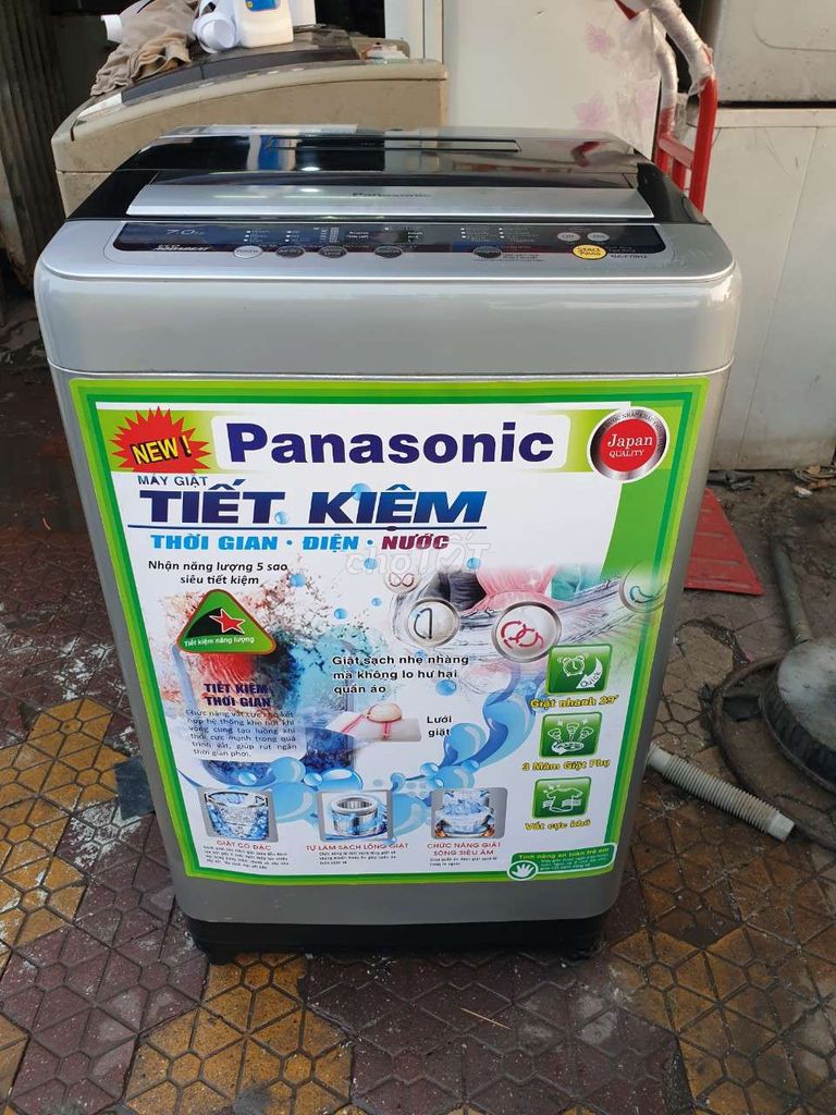 Máy giặt Panasonic 7kg hoạt động êm tốt ✅