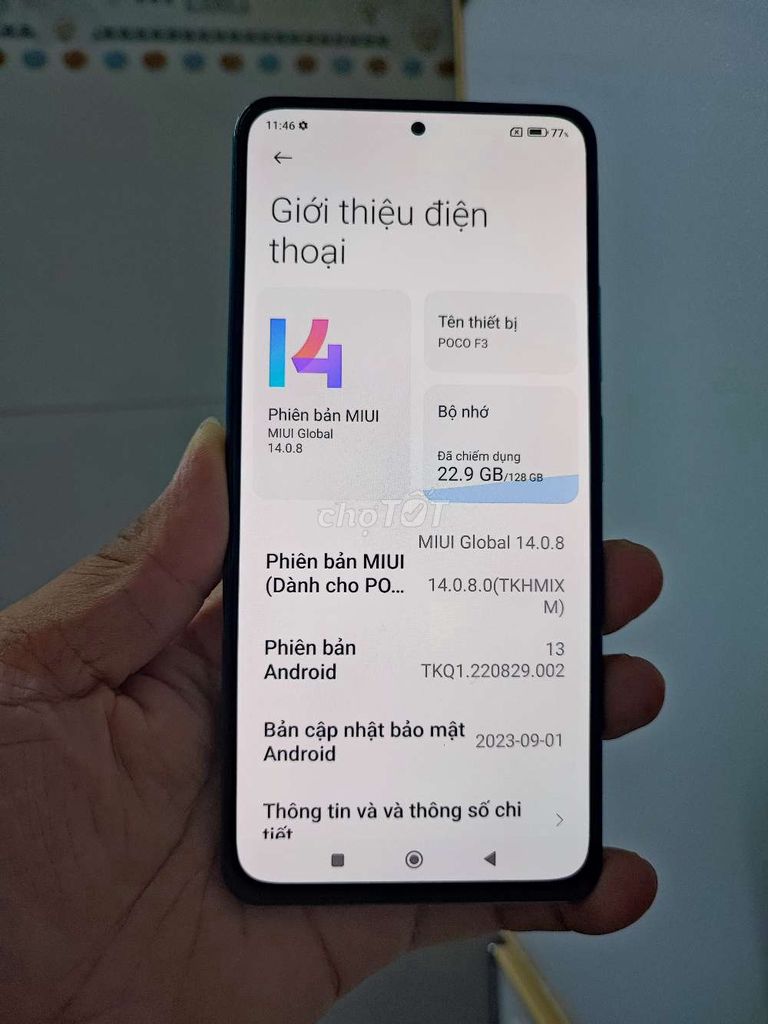 Poco F3, chíp 870 màn zin full cn, nhận gl. Mua bán Điện thoại tại Quận 8 Tp Hồ Chí Minh được đăng bởi Thanh lý Smartphone  hình 1