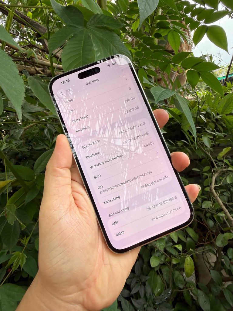 MÁY ZIN ÁP 14 Pro Max 256GB sạc ít lần pin 96%. Mua bán Điện thoại tại Thành phố Sa Đéc Đồng Tháp được đăng bởi Lê Minh Lâm Hà hình 1