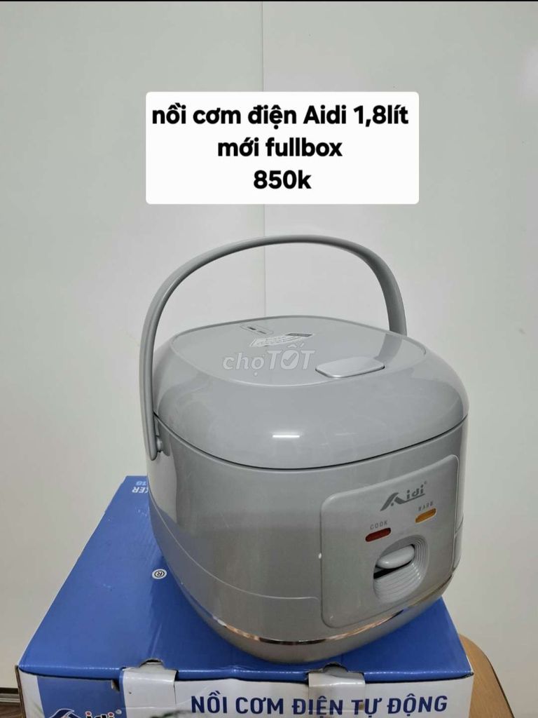 Nồi cơm điện Aidi 1.8 lít Xám. Mua bán Bếp, lò, đồ điện nhà bếp tại Quận Đống Đa Hà Nội được đăng bởi tappy hình 1