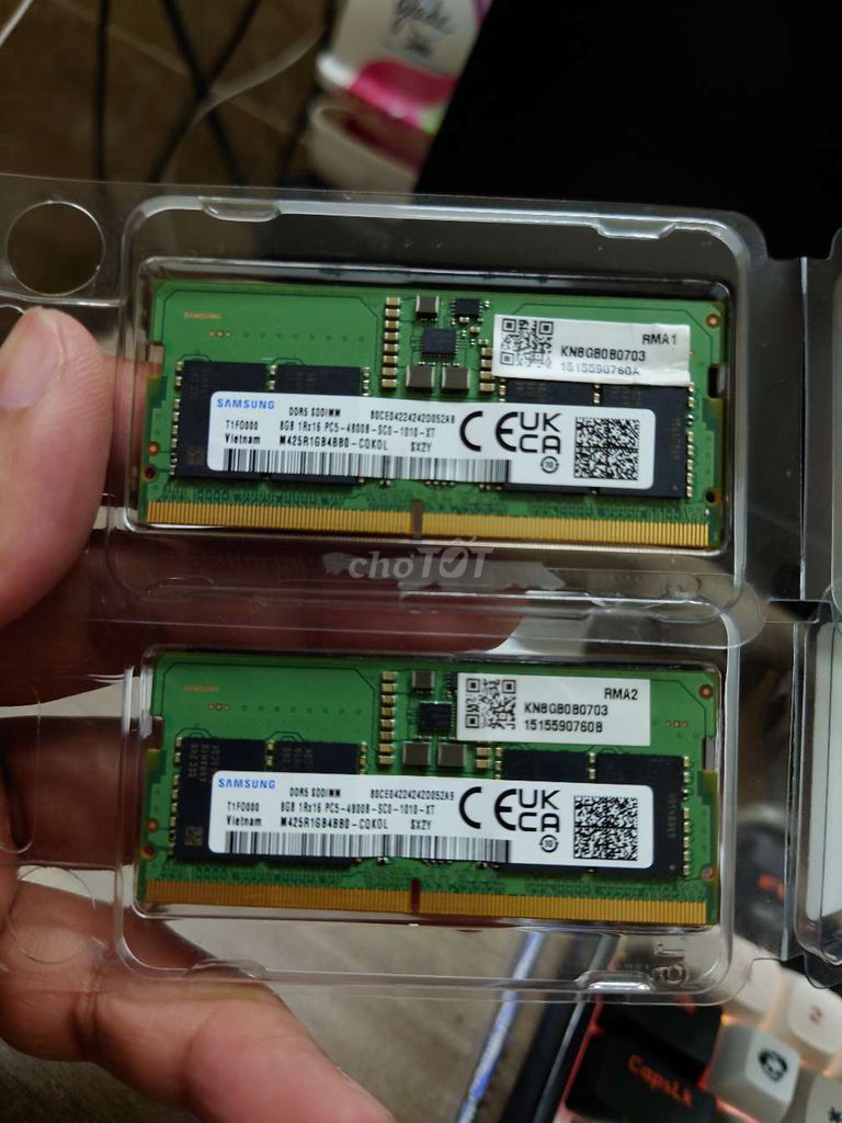 Kit ram ddr5 16GB 4800/5600 99.9%