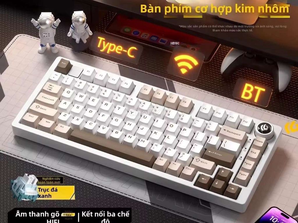 Bàn phím cơ Leobog Hi75c Pro Cafe sữa. Mua bán Phụ kiện (Màn hình, Chuột...) tại Thành phố Mỹ Tho Tiền Giang được đăng bởi Huy Pham hình 1