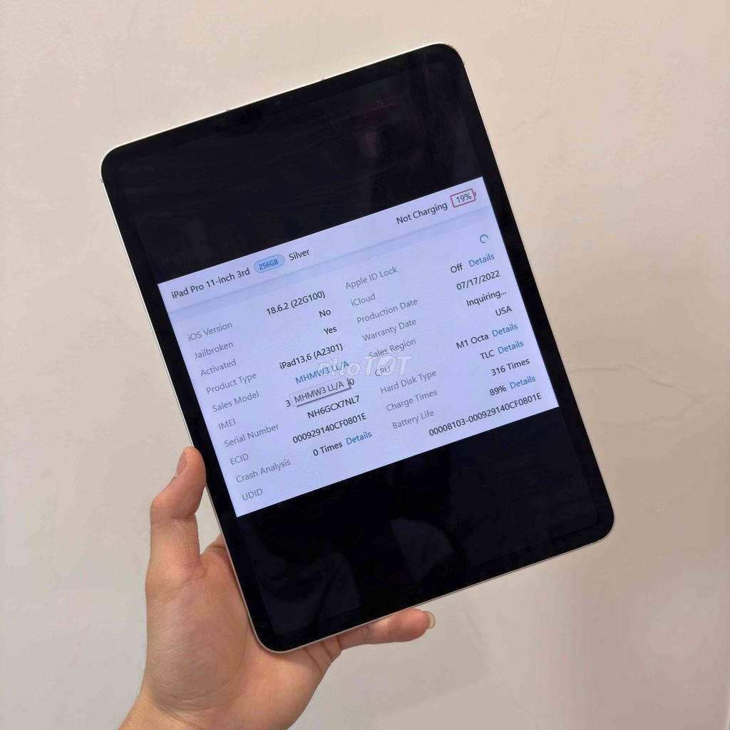 Apple iPad Pro M1 11-inch 256GB. Mua bán Máy tính bảng tại Quận Thanh Xuân Hà Nội được đăng bởi Lê Đức Thắng hình 1