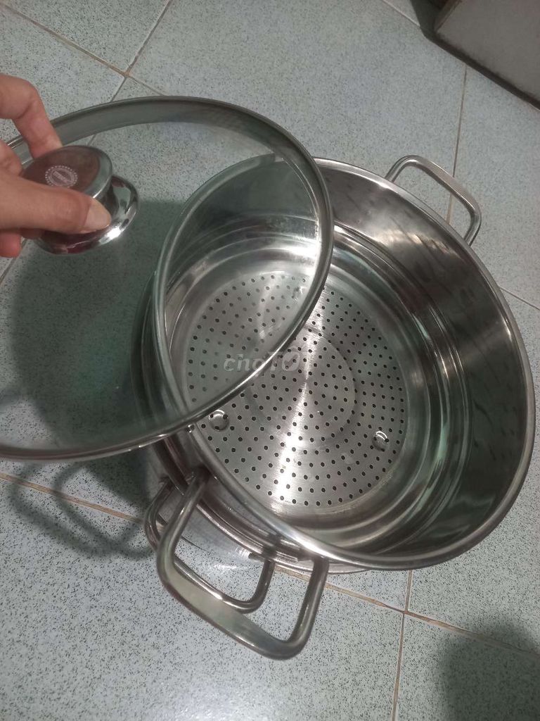 Thanh lý nồi hấp inox 24cm