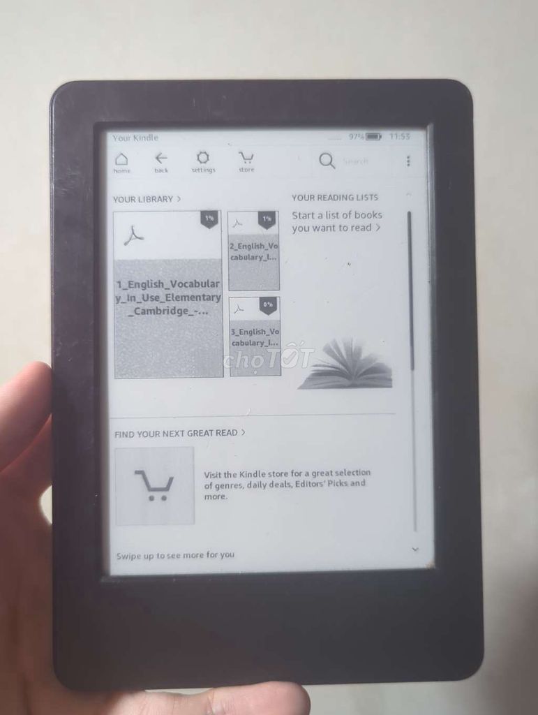 Amazon Kindle Basic 7th 4GB . Mua bán Máy tính bảng tại Quận Bình Thạnh Tp Hồ Chí Minh được đăng bởi Duy hình 1