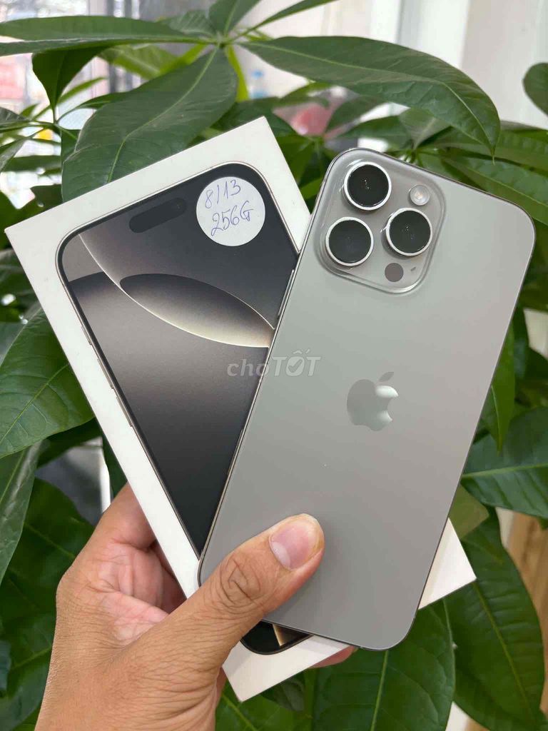 Apple iPhone 16 Pro Max 256GB Xám Đã sử dụng. Mua bán Điện thoại tại Quận 10 Tp Hồ Chí Minh được đăng bởi Nguyễn Huỳnh Như Ý hình 1