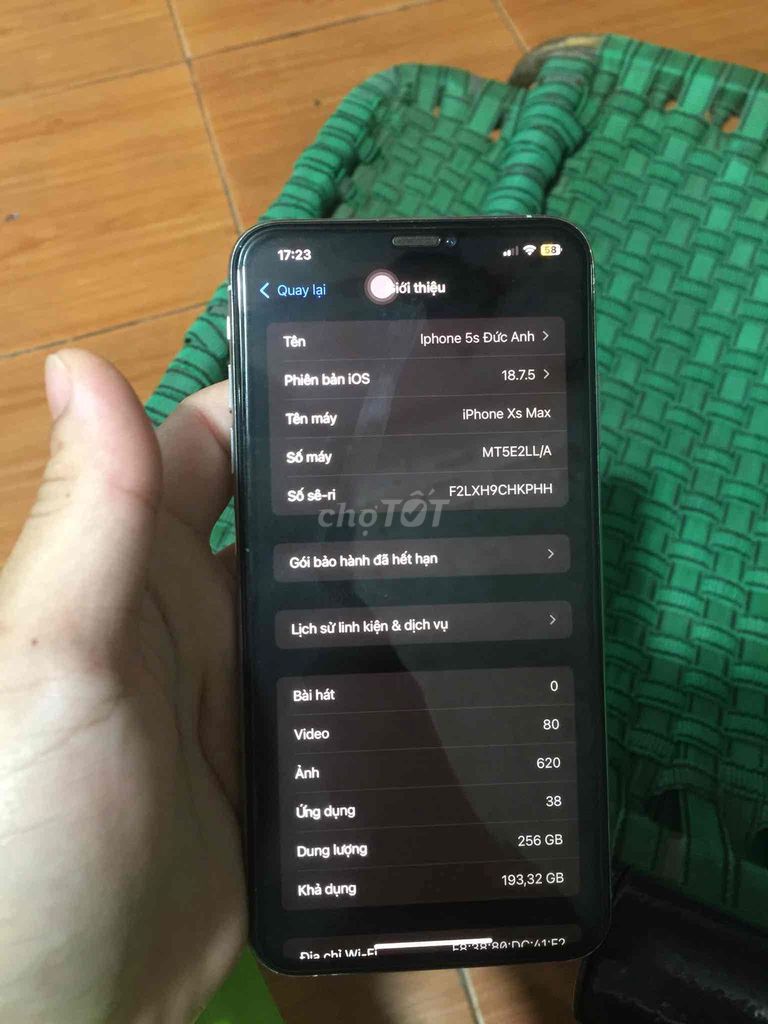 Apple iPhone Xs Max 256GB Trắng. Mua bán Điện thoại tại Huyện Đức Trọng Lâm Đồng được đăng bởi Lê Đức Anh hình 1
