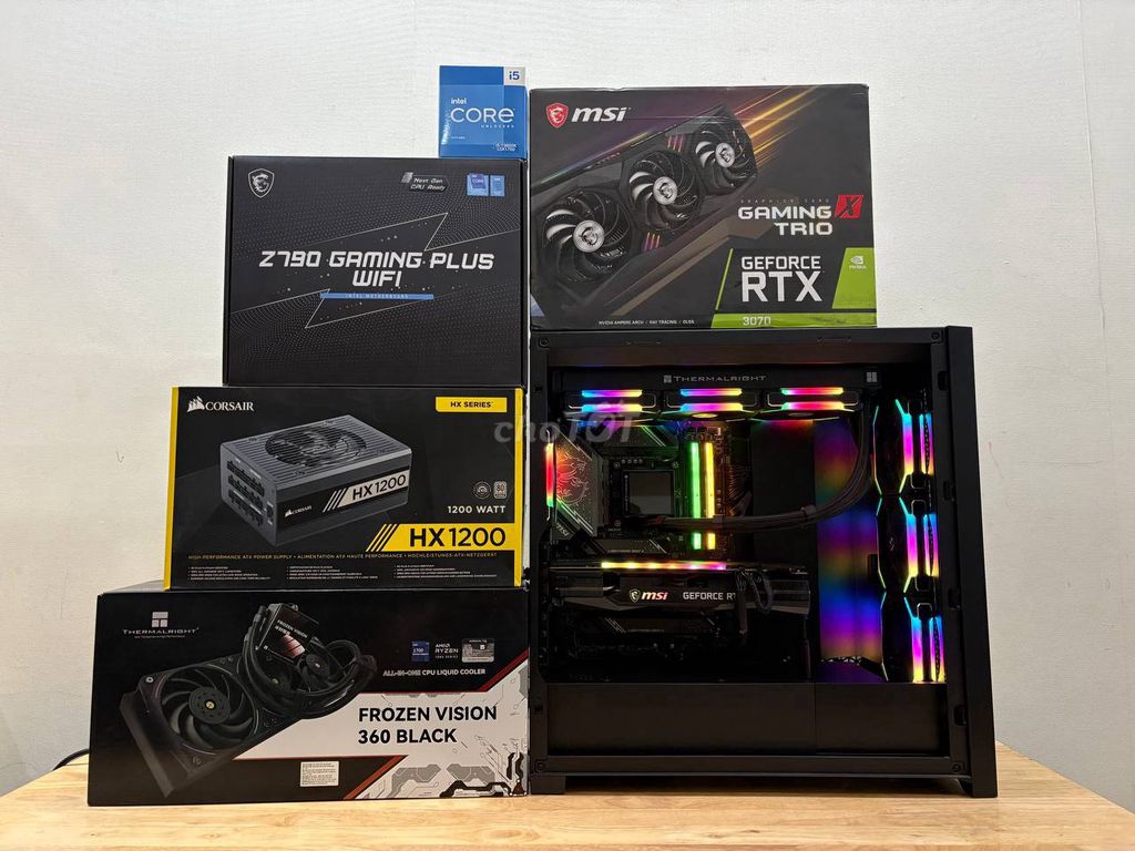 Dàn Máy cũ i5 13600K, RTX 3070, 32GB D5, 1TB SSD. Mua bán Máy tính để bàn tại Quận Tân Phú Tp Hồ Chí Minh được đăng bởi Hữu Cương hình 1