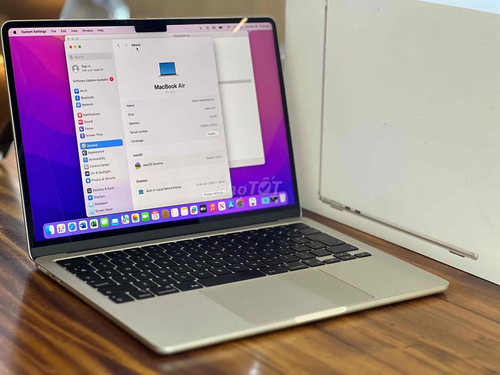 FullBox✅MacBook Air M2 Ram 24GB/ SSD 1TB Starlight. Mua bán Laptop tại Quận Hải Châu Đà Nẵng được đăng bởi Việt Lê hình 1