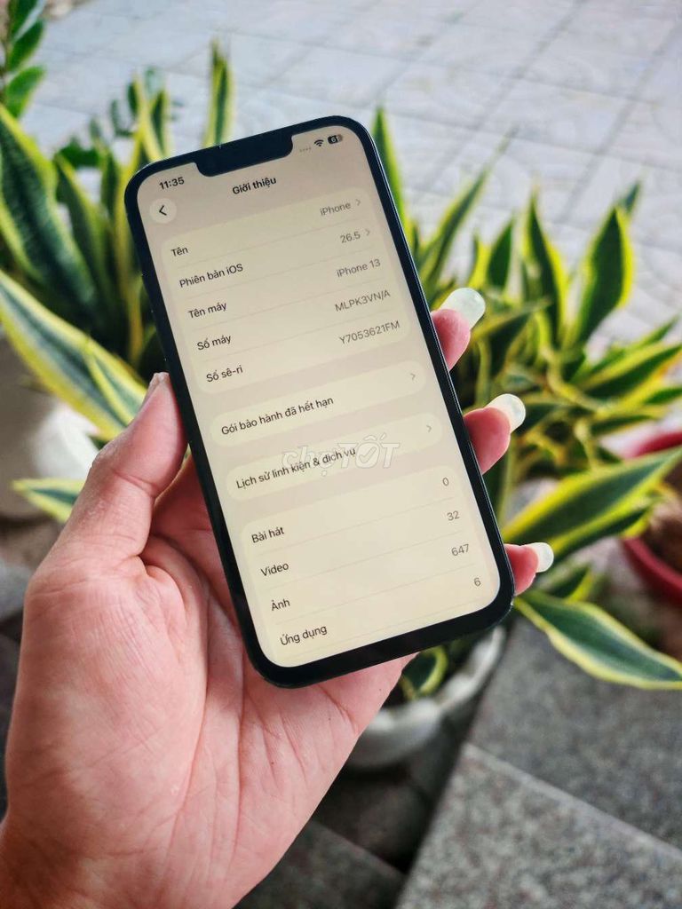 Apple iPhone 13 128GB Xanh lá Đã qua sử dụng. Mua bán Điện thoại tại Quận Ninh Kiều Cần Thơ được đăng bởi Nguyên Sang hình 1