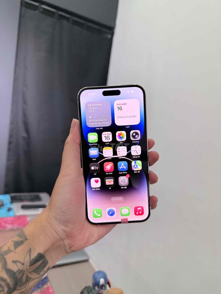 Apple iPhone 14 Pro Max 128GB Bạc 99%. Mua bán Điện thoại tại Quận Đống Đa Hà Nội được đăng bởi KT Hà Nội Mobile hình 1