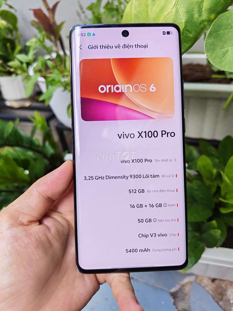 Vivo X100 Pro 16/512GB Đen Pin 92. Mua bán Điện thoại tại Quận Gò Vấp Tp Hồ Chí Minh được đăng bởi Tuyết hình 1