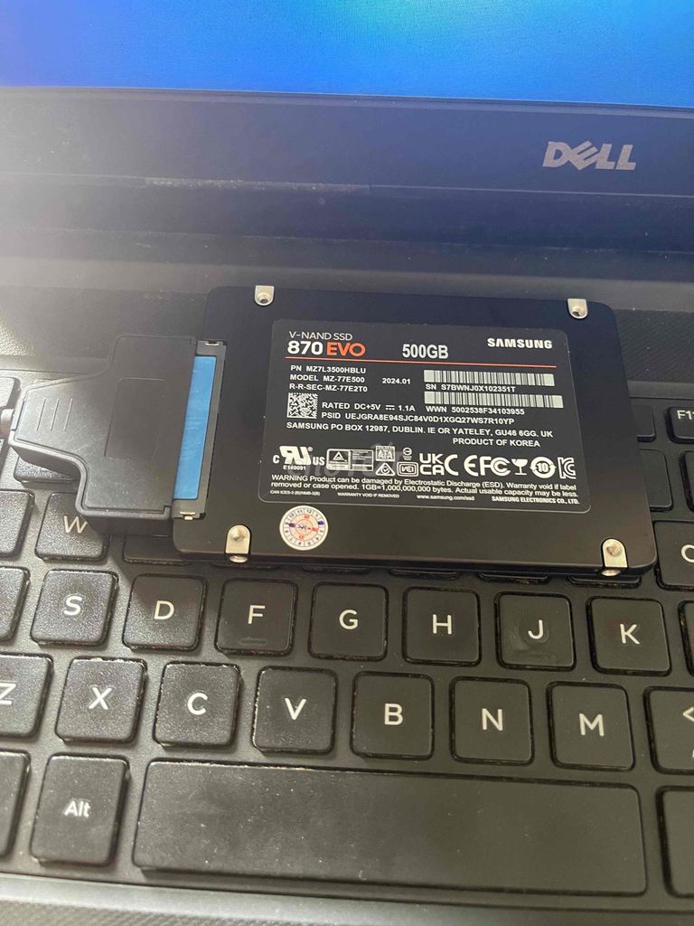 Ổ cứng SSD Samsung 870 EVO 500GB. Mua bán Linh kiện (RAM, Card...) tại Huyện Việt Yên Bắc Giang được đăng bởi Huy Computer hình 1