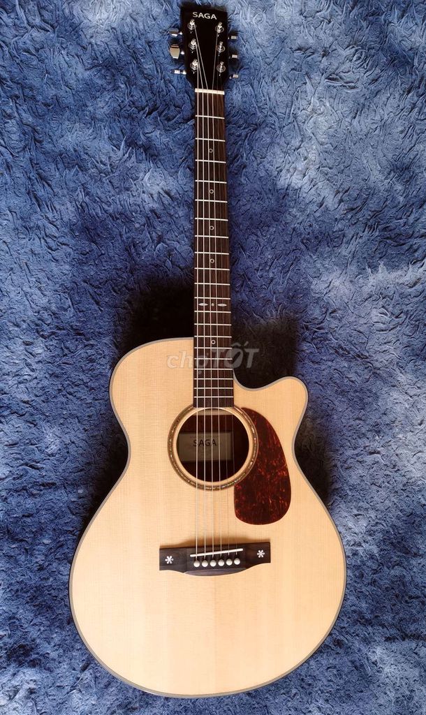 Saga Guitar SA830C Size 40 Mini Có Sẵn EQ Fishman