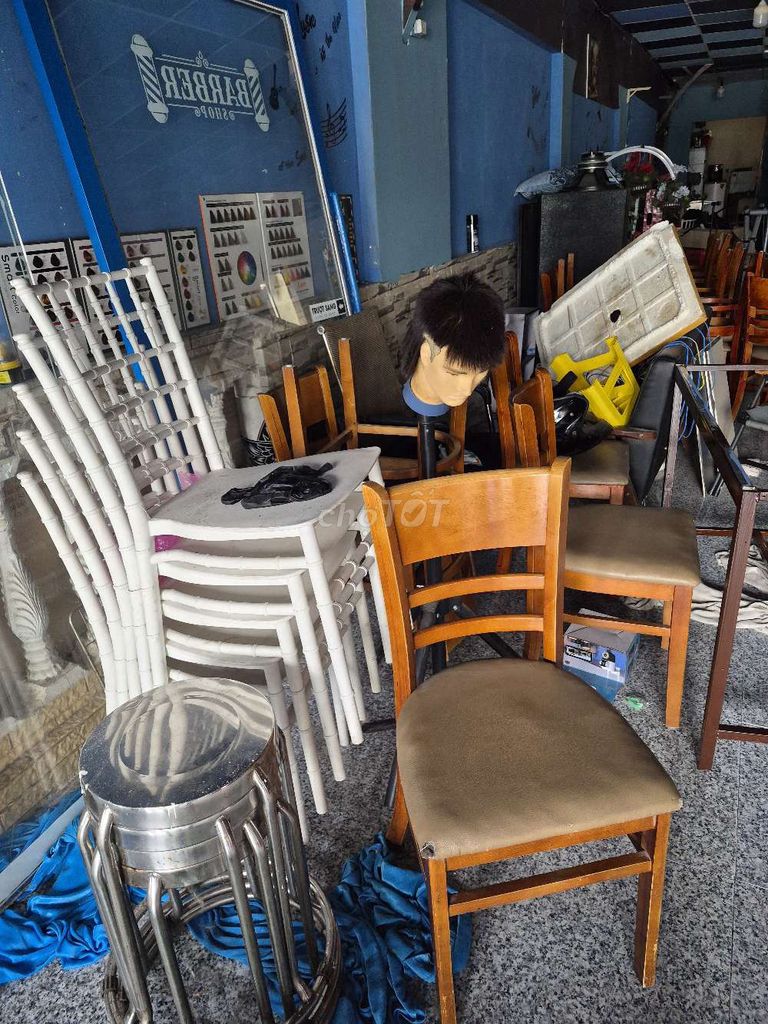 Ghế Gỗ Kim loại Phong cách Hiện đại. Mua bán Bàn ghế tại Thành phố Dĩ An Bình Dương được đăng bởi Hoangminh hình 1