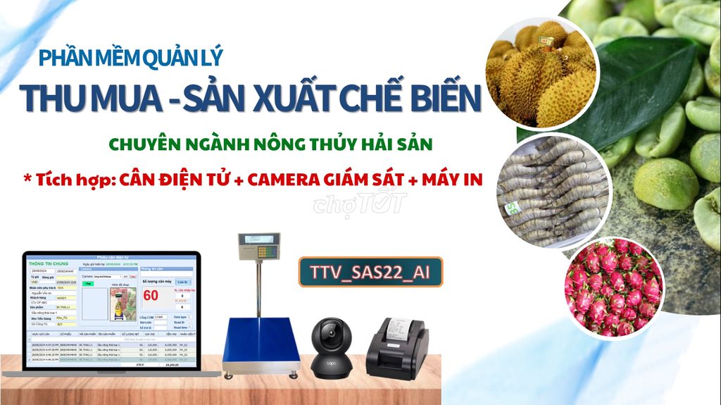 Quản lý thu mua nông sản, thủy sản