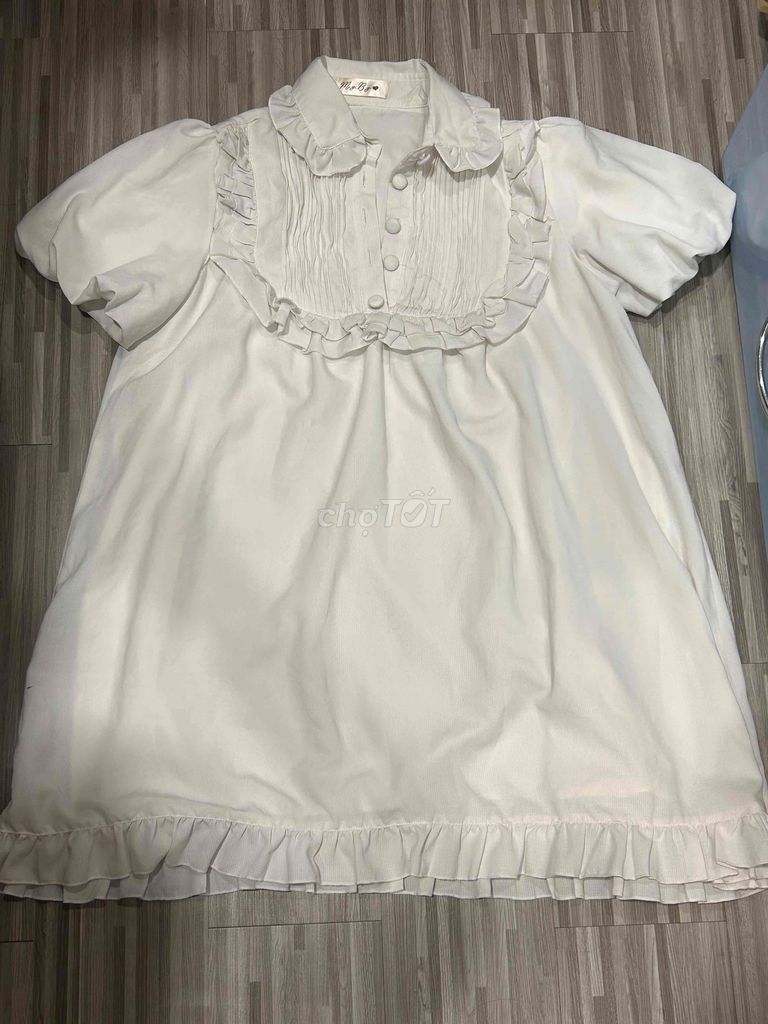 Đầm babydoll nữ Trắng. Mua bán Quần áo tại Thị xã Hương Thủy Thừa Thiên Huế được đăng bởi LyLy pass đồ hình 1
