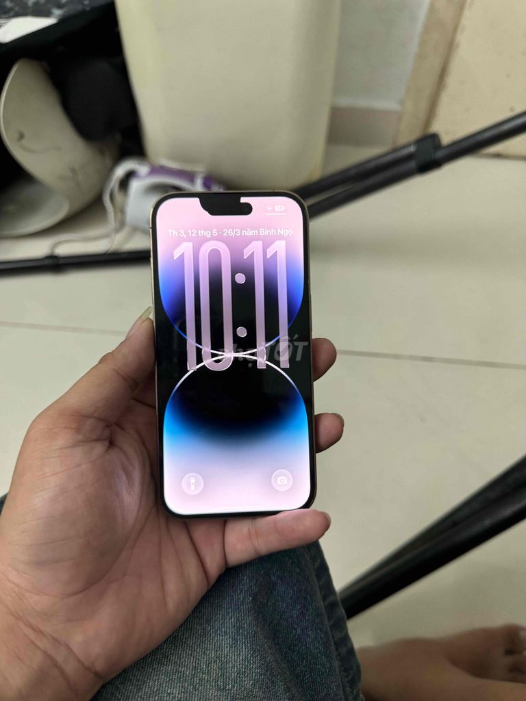 iPhone 14 Pro 128GB 120mhz truetone màn zin faceok. Mua bán Điện thoại tại Thành phố Thủ Đức Tp Hồ Chí Minh được đăng bởi bin  hình 1