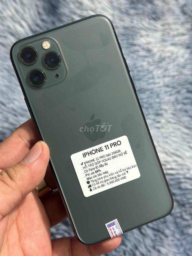 IPHONE 11 PRO 256GB zin full màn zin. Mua bán Điện thoại tại Huyện Trảng Bom Đồng Nai được đăng bởi Hồ Trung Hiếu hình 1