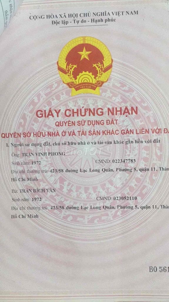 DÃY NHÀ TRỌ- BÌNH TÂN - Phan Anh- (Giáp Tân Phú)- Chính chủ