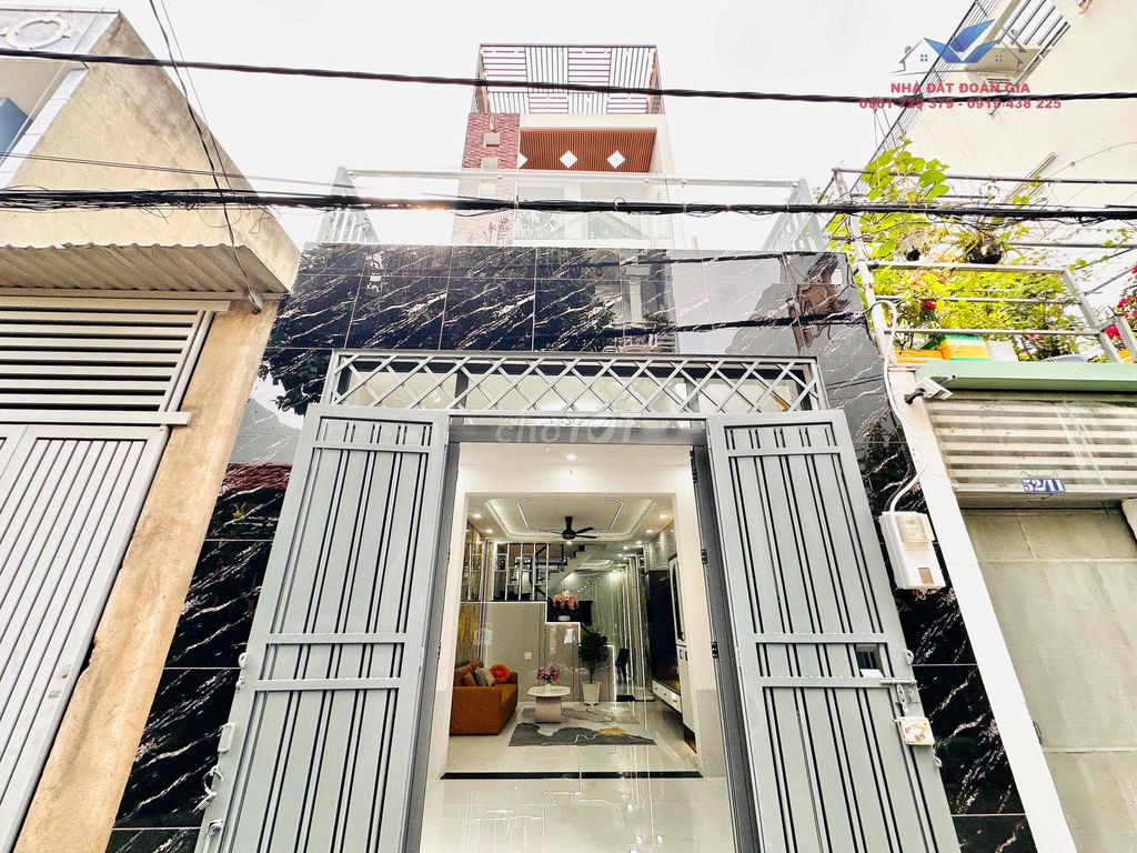 Nhà phố 4m x 15m 3 tầng full nội thất 50m ra đường Tân Chánh Hiệp 08