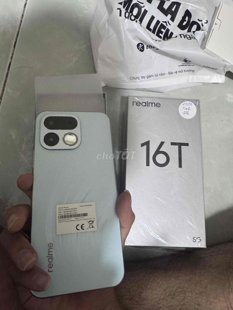 Realme 16T 5G 256GB Xanh. Mua bán Điện thoại tại Quận Tân Phú Tp Hồ Chí Minh được đăng bởi Đường hình 1