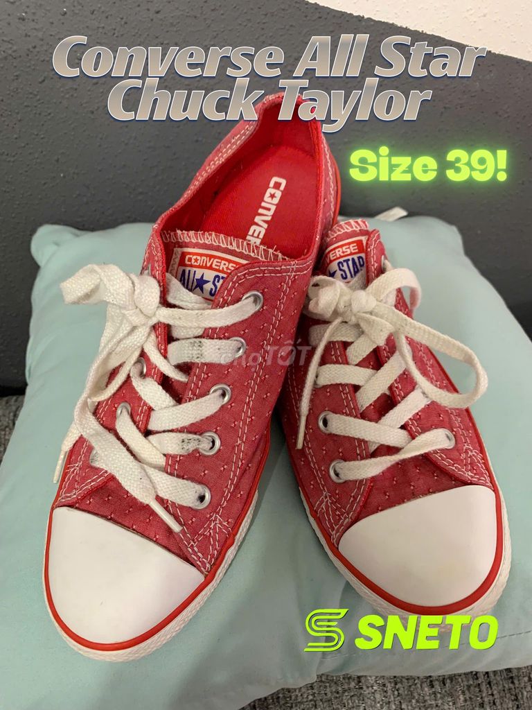 CONVERSE - HÀNG MỸ CHÍNH HÃNG - SIZE 39 (No.27). Mua bán Giày dép tại Huyện Hóc Môn Tp Hồ Chí Minh được đăng bởi Luong Hoa hình 1