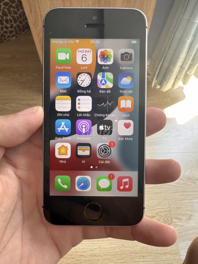 iPhone 5SE 16gb xám. Mua bán Điện thoại tại Quận Bình Tân Tp Hồ Chí Minh được đăng bởi Nvthienduc hình 1