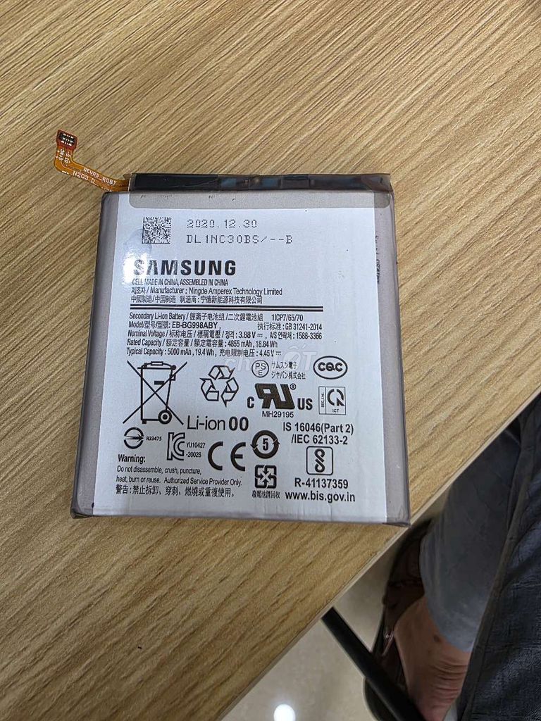 Pin điện thoại Samsung S21 Ultra. Mua bán Linh kiện (RAM, Card...) tại Thành phố Bắc Ninh Bắc Ninh được đăng bởi Thanh tùng hình 1